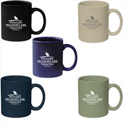 DH7125SD 11 Oz. Solid Colored Stoneware Mug With Custom Imprint